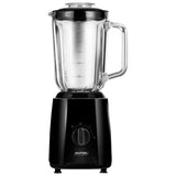 MPM Blender met Glazen Kan 1,5 Liter en RVS Messen - Puls-functie - 750W - Zwart