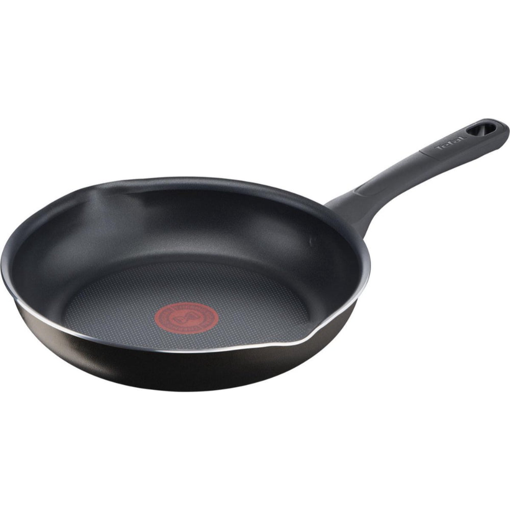 Tefal Day by Day Koekenpan - Niet geschikt voor Inductie - Anti-aanbaklaag - Schenktuiten - Aluminium - Zwart