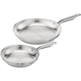 Tefal Virtuoso Gourmet Pannenset - Koekenpannen Ø24/28cm - Inductie - RVS