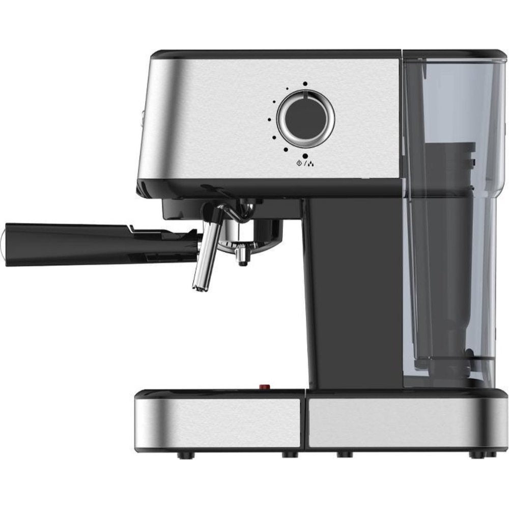 SOGO Pistonmachine met Stoompijpje - Espressomachine - 1.5L- 20 bar - RVS - 850W