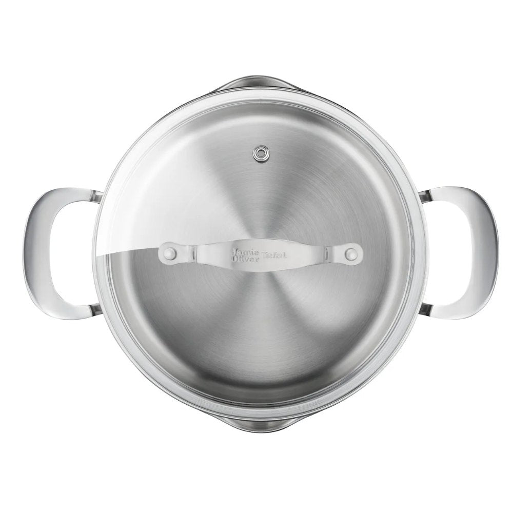 Tefal Jamie Oliver Cook Smart Kookpannenset 4-delig - RVS - Inductie