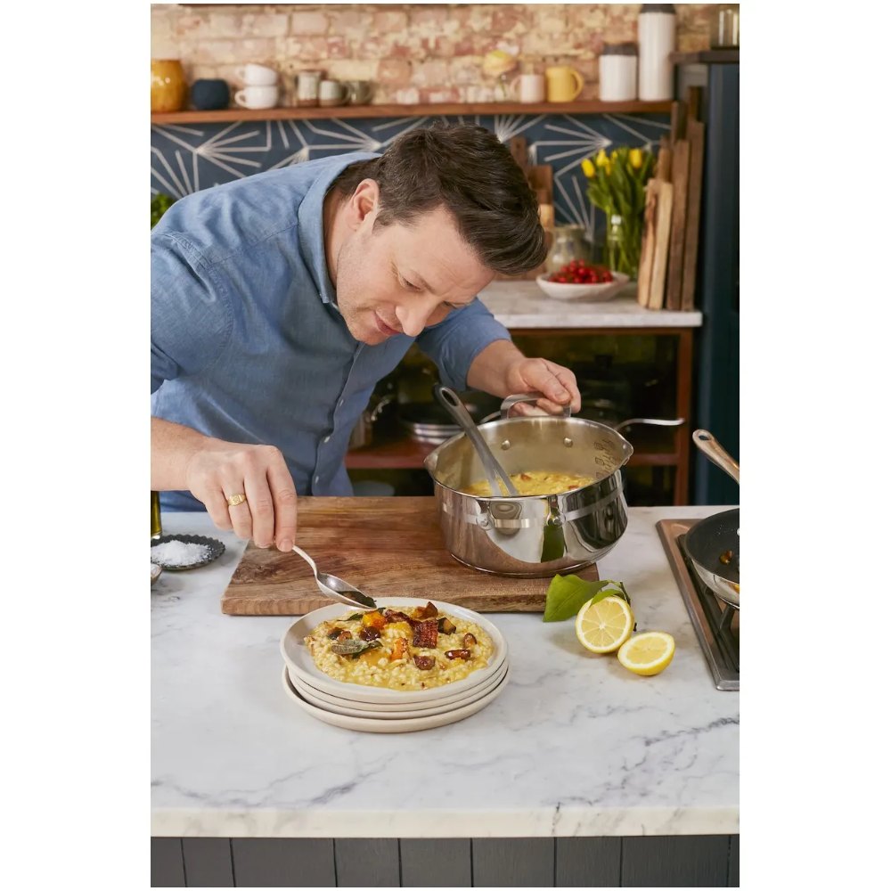 Tefal Jamie Oliver Cook Smart Kookpannenset 4-delig - RVS - Inductie