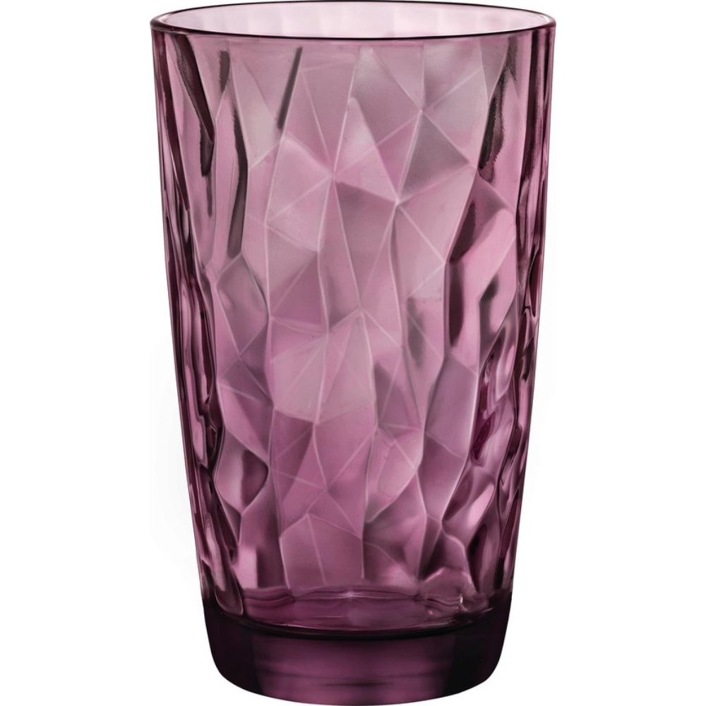 Bormioli Rocco Diamond Waterglazen - Hoekige Glasbewerking - 6 Stuks