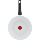 Tefal Ceramic Control Pannenset - Koekenpannen Ø24/28cm + Wokpan Ø28cm - Inductie - Aluminium - Wit