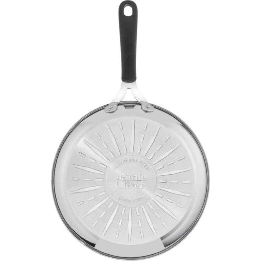 Tefal Jamie Oliver Pannenset - Koekenpannen Ø20/24/28cm + Wokpan Ø28cm - RVS