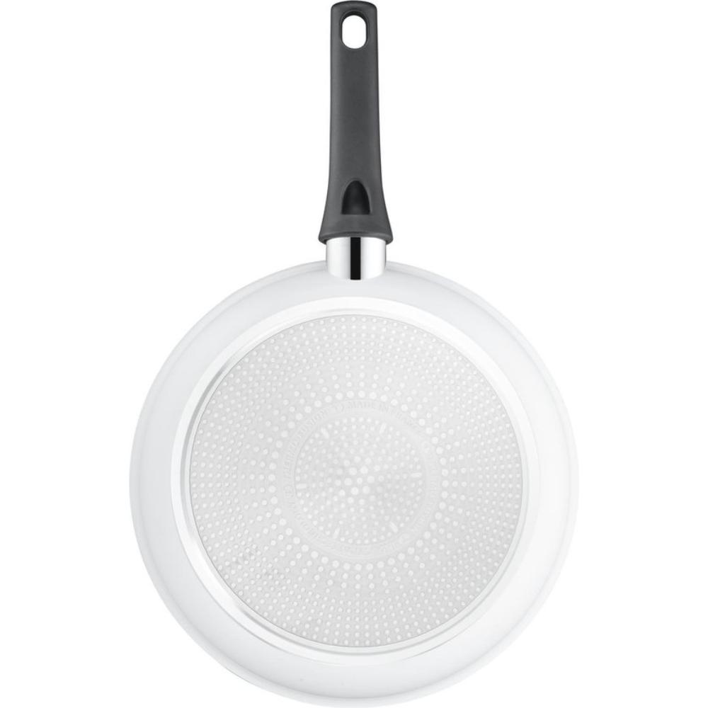 Tefal Ceramic Control Pannenset - Koekenpannen Ø24/28cm + Wokpan Ø28cm - Inductie - Aluminium - Wit