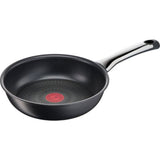 Tefal Excellence Pannenset - Koekenpannen Ø20/24/28cm + Wokpan Ø28cm - Inductie - Aluminium - Zwart