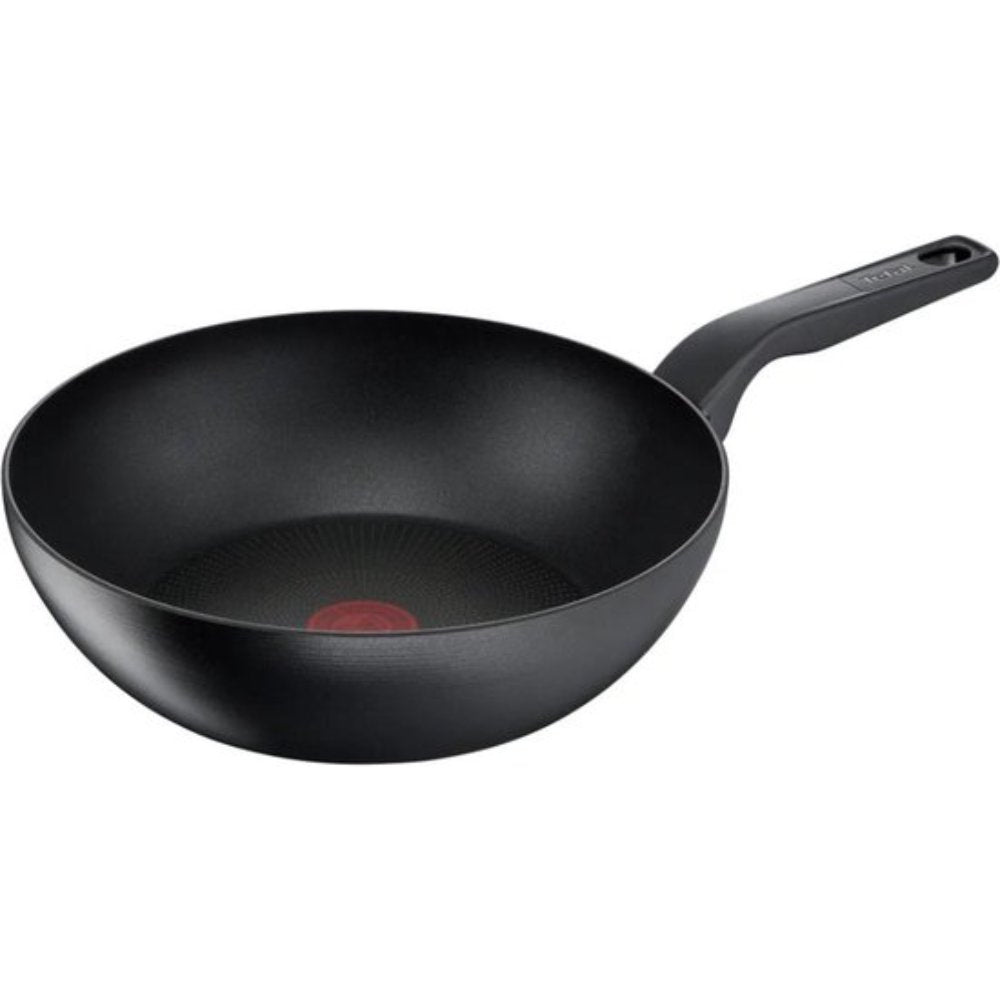 Tefal Hard Titanium Pro Pannenset - Koekenpannen Ø20/24/28cm + Wokpan Ø28cm + Hapjespan Ø28cm