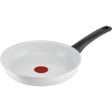 Tefal Ceramic Control Pannenset - Koekenpannen Ø24/28cm + Wokpan Ø28cm - Inductie - Aluminium - Wit