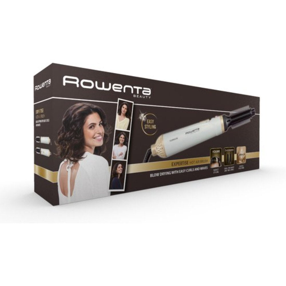 Rowenta Wave & Curl CF3910 Krulborstel - 300W - Wit