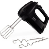 Tefal Quick Mix Handmixer - RVS Gardes en Kneedhaken - 300W - Zwart