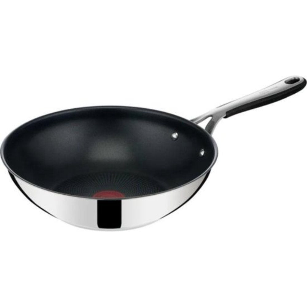 Tefal Jamie Oliver Pannenset - Koekenpannen Ø20/24/28cm + Wokpan Ø28cm + Hapjespan Ø25cm - RVS - Inductie