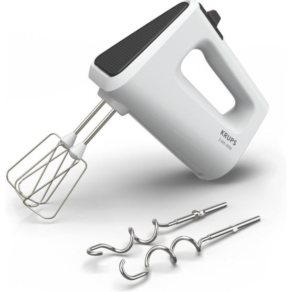 Krups GN400111 Handmixer met Gardes en Kneedhaken - 450W - Wit