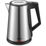 SOGO Waterkoker 1,7 liter - Dubbelwandig - RVS - Warmhoudfunctie - Droogkookbeveiliging - 1830W