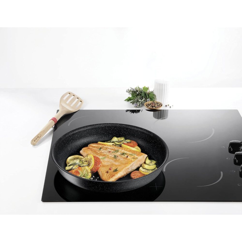 Tefal Ingenio Black Stone Pannenset 3-delig - Ø20/28cm + Handvat - Inductie