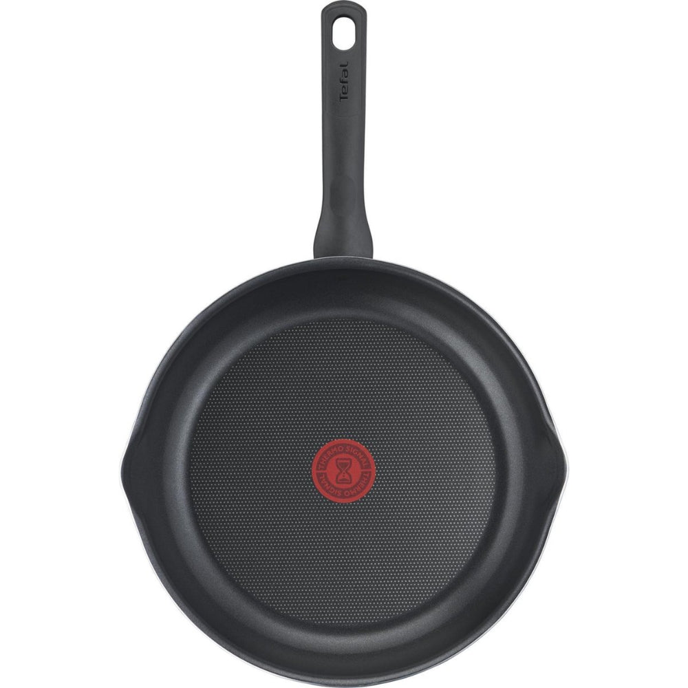 Tefal Day by Day Koekenpan - Niet geschikt voor Inductie - Anti-aanbaklaag - Schenktuiten - Aluminium - Zwart