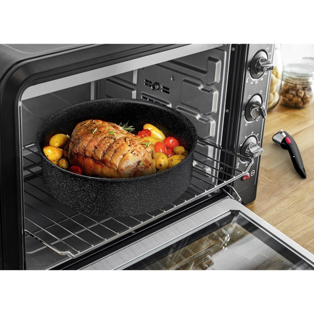 Tefal Ingenio Black Stone Pannenset 3-delig - Ø20/28cm + Handvat - Inductie