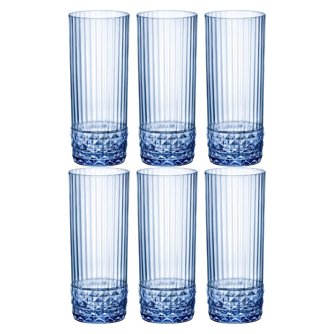 Bormioli Rocco America 20's Waterglazen - Cocktailglazen - Longdrinkglazen - 6 Stuks