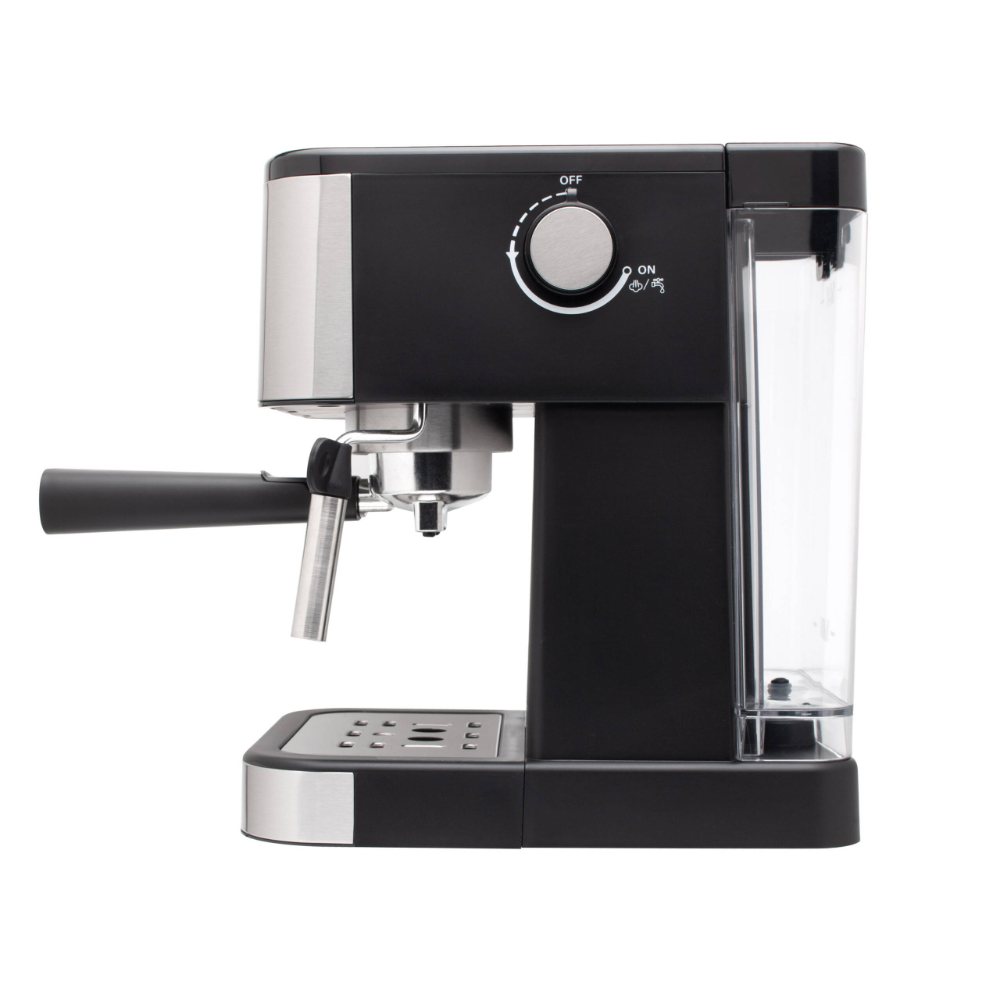 SOGO Pistonmachine met Stoompijpje - Espressomachine - 1.5L - 20 bar - RVS - 1350W