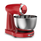 SOGO Keukenmachine - Keukenmixer met RVS Mengkom (3.2L) - Retro Design - Rood