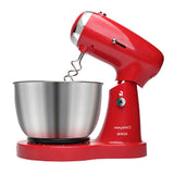 SOGO Keukenmachine - Keukenmixer met RVS Mengkom (3.2L) - Retro Design - Rood