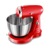 SOGO Keukenmachine - Keukenmixer met RVS Mengkom (3.2L) - Retro Design - Rood