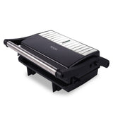 SOGO Tosti Apparaat - Grill apparaat - Contactgrill - 180°C Uitklapbaar - RVS