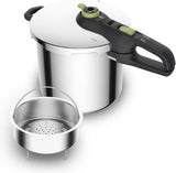 Tefal - Snelkookpan met Stoommandje - 8 liter - Pressure Cooker - Geschikt voor alle warmtebronnen - RVS Dealvolution