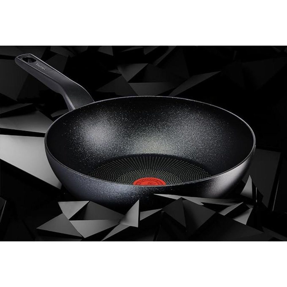 Tefal Titanium Force Wokpan - Ø28cm - Inductie - Anti-aanbaklaag - Zwart Dealvolution