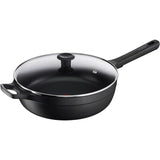 Tefal Trattoria Pro Hapjespan met Deksel - Ø28cm - Gietaluminium - Zwart Dealvolution