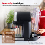 MPM Koffiemachine met Melkopschuimer - 6 soorten Koffie - 15 Bar - 1470W