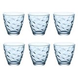 Bormioli Rocco Flora Waterglazen - Blauw - 260ml - 6 Stuks.