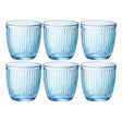 Bormioli Rocco Line Waterglazen - Blauw - 290ml - 6 Stuks.