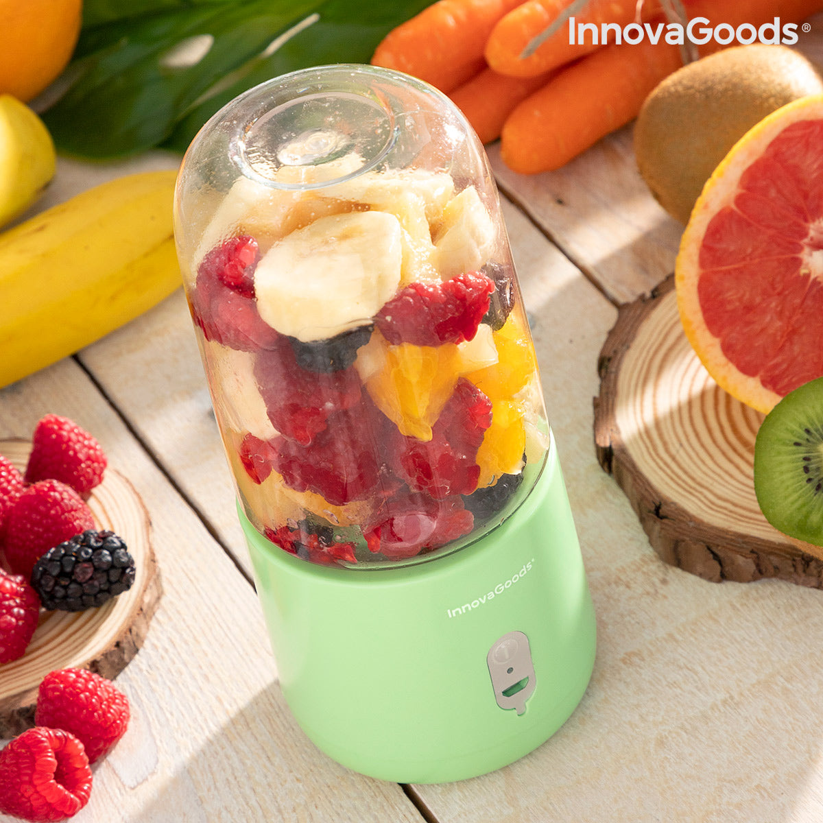 InnovaGoods Blender Draagbaar & Oplaadbaar - 250ml.