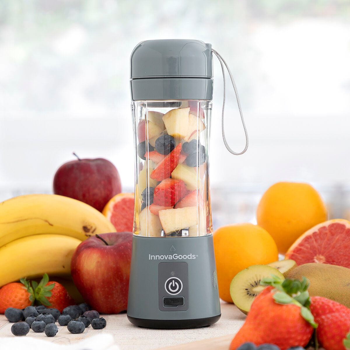 InnovaGoods Blender Draagbaar & Oplaadbaar - 380ml.