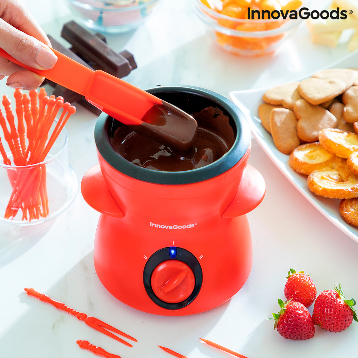 InnovaGoods Chocolade Fondue Set - 25W.