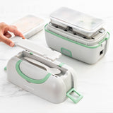 InnovaGoods Elektrische Stoomlunchbox - 2 Compartimenten.