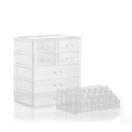 InnovaGoods Make-up Organizer - 7 lades - Acryl - Transparant Dealvolution