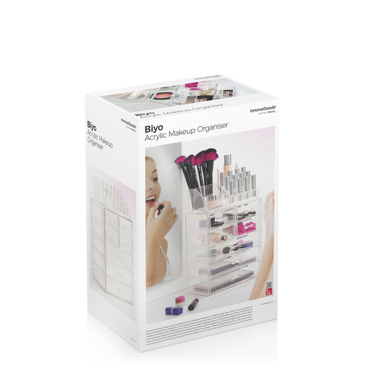 InnovaGoods Make-up Organizer - 7 lades - Acryl - Transparant Dealvolution