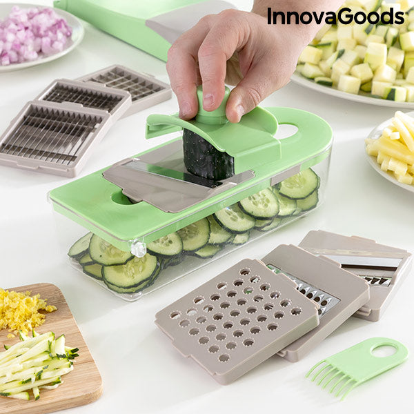 InnovaGoods Mandoline Groentesnijder - Opvangbak - 7 in 1.