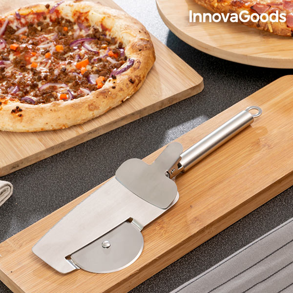 InnovaGoods Pizzasnijder roestvrij staal - 4 in 1.