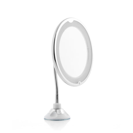 InnovaGoods Spiegel met Flexibele Arm - LED - Zuignap - Vergrotend - Ø20cm Dealvolution