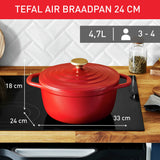 Tefal Air Braadpan - Inductie - 4,7L - 24cm Dealvolution