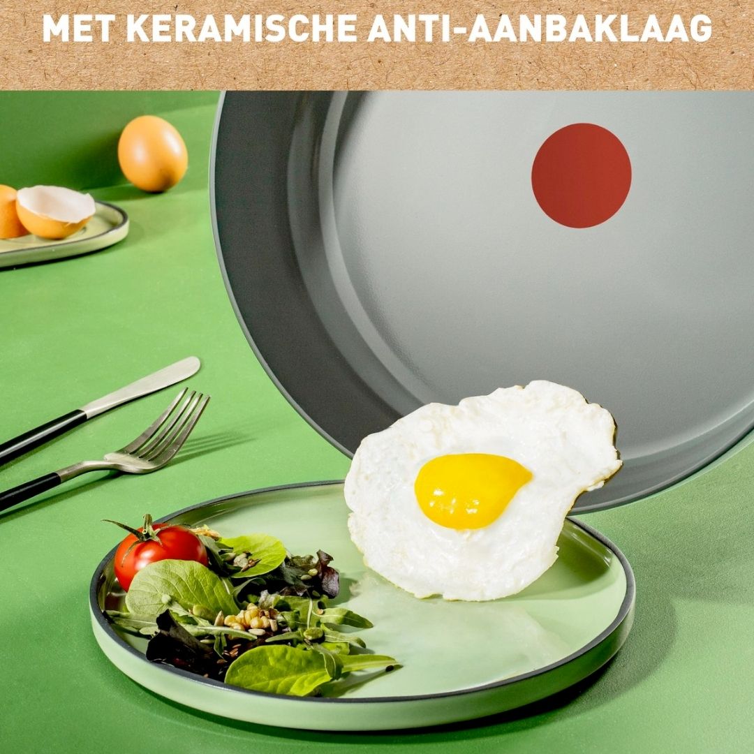 Tefal Renew+ Keramische Koekenpan - Inductie - 20cm.